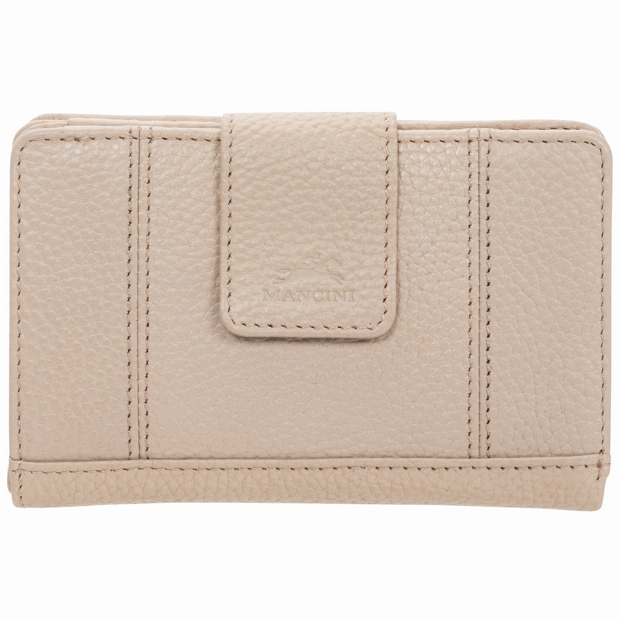 Secure Neck Wallet Mancini Pebble Rfid Medium Clutch Wallet