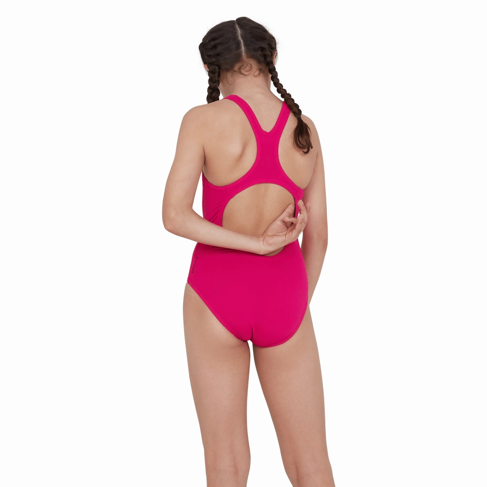 Speedo Junior Girls Essential Endurance  Medalist Swimsuit - Pink
