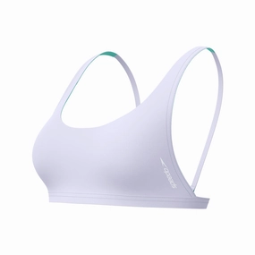 Speedo Women's FLU3NTE Bikini Top - Lilac swim training suits women, performance one piece swimsuits