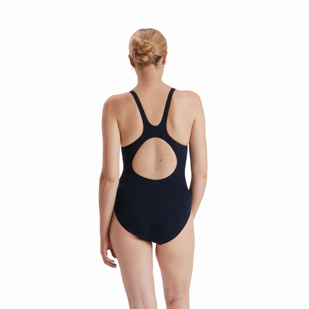 Speedo Women's Hyperboom Placement Muscleback Swimsuit - Navy/Blue