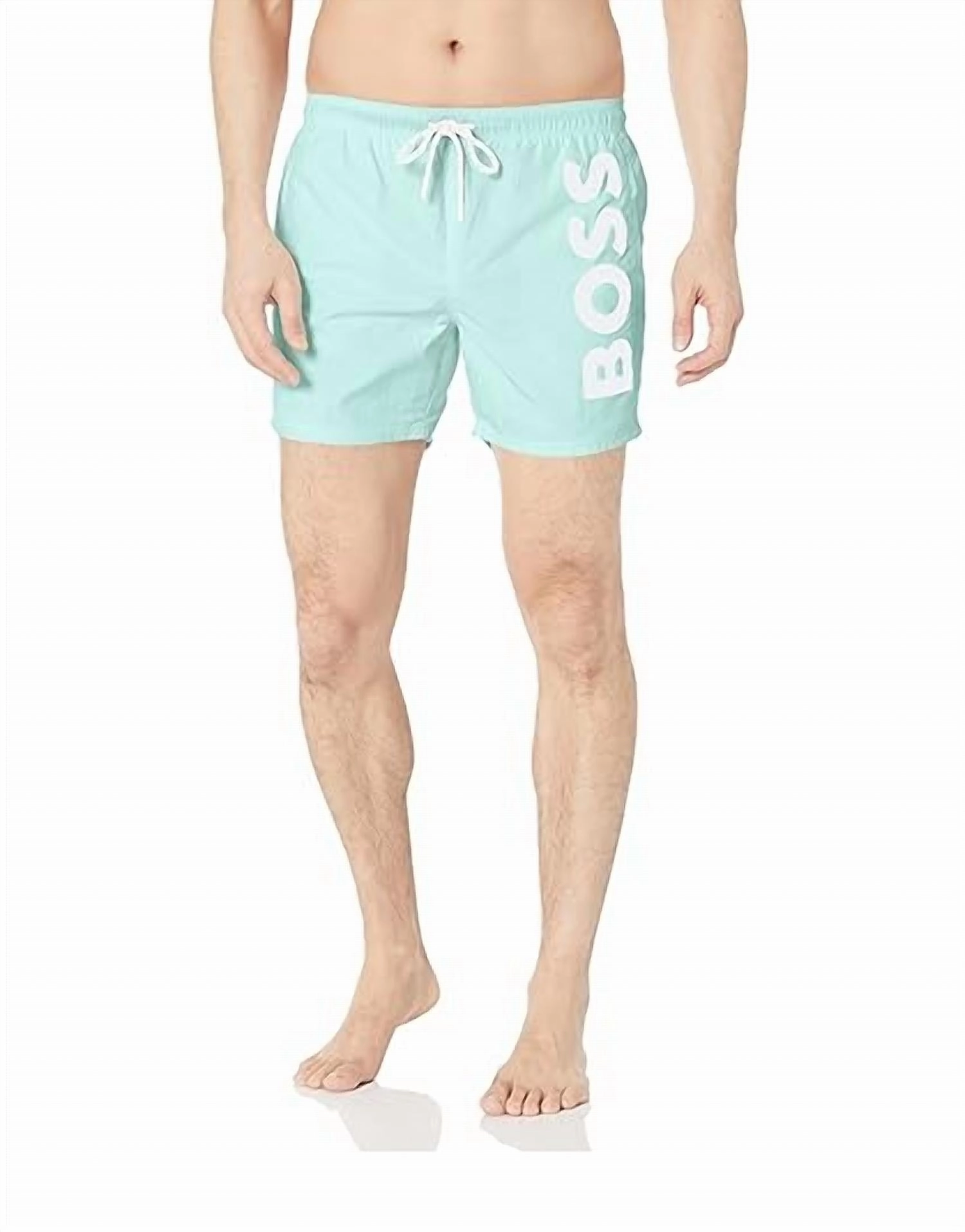 Standard Octopus Swim Trunk In Paradise Blue mens beach swimwear, quick dry mens swimsuits