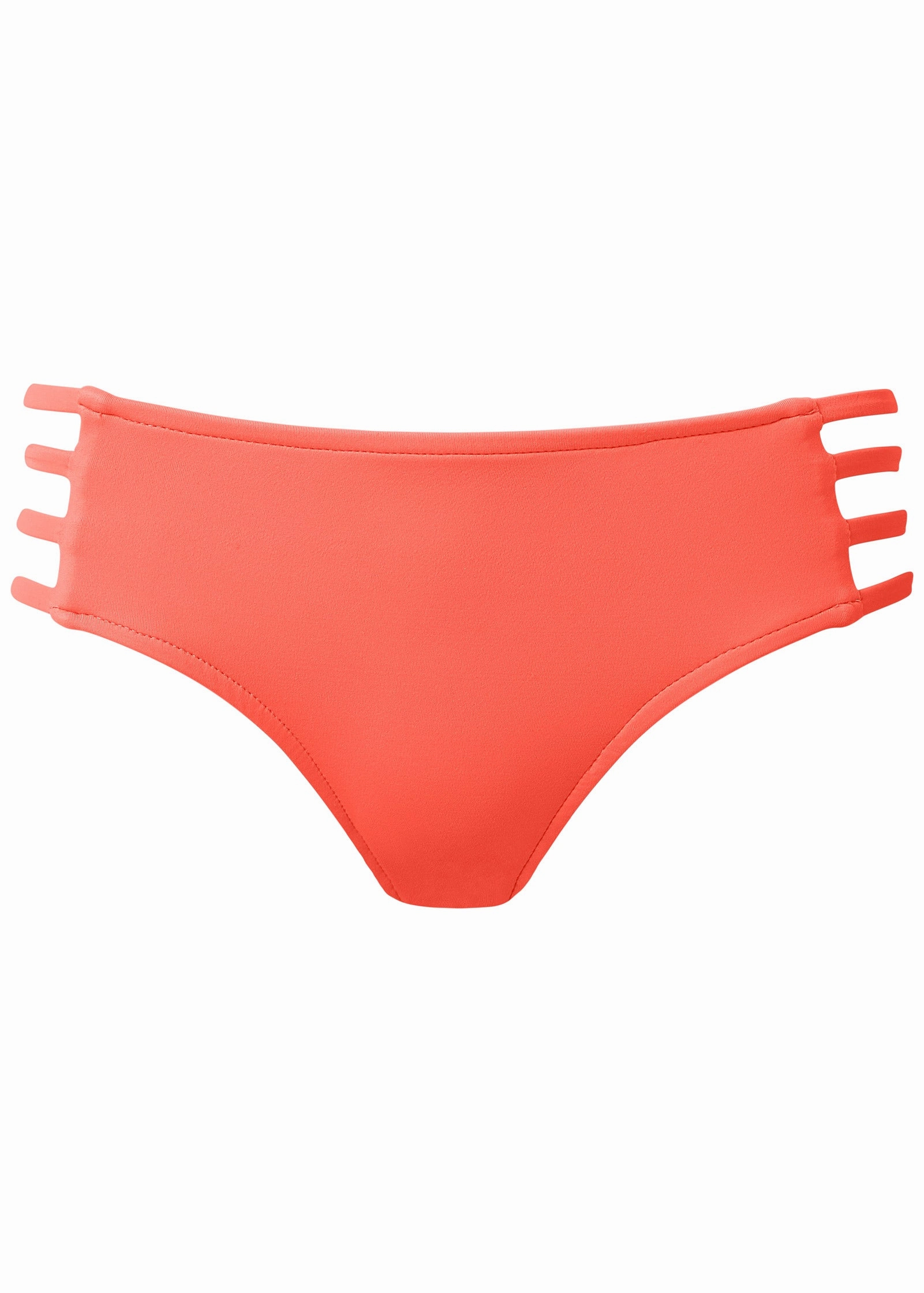 Strappy Mid-Rise Bottom - Coral Crush