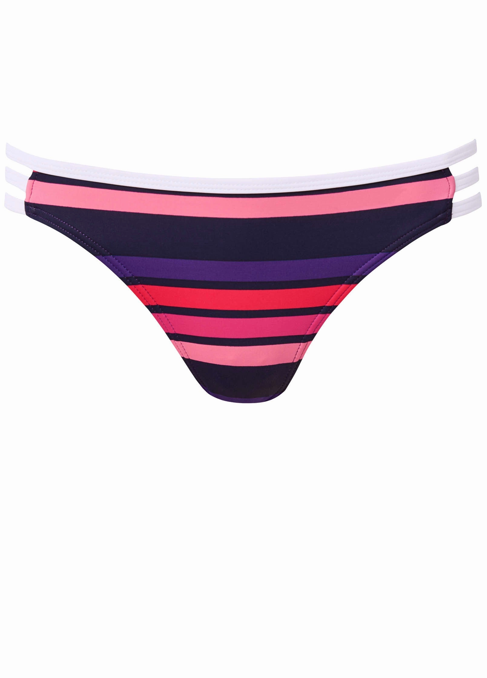 Strappy Side Moderate Bottom - Sunburst Stripe