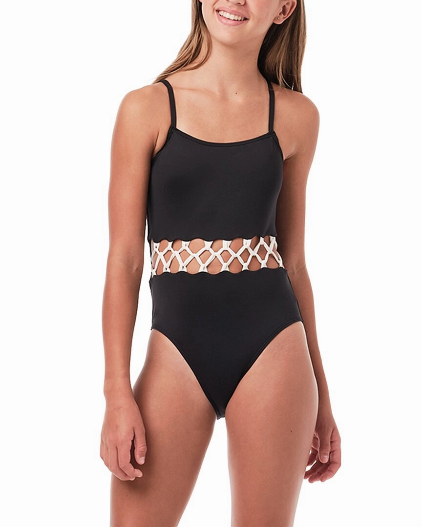 Submarine Six Pack One-Piece cute swimsuits for teen girls, modest teen swimwear