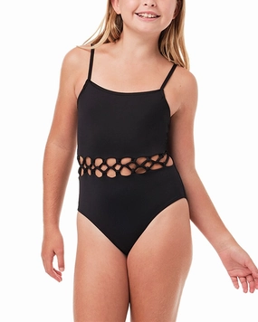 Submarine Six Pack One-Piece cute swimsuits for teen girls, modest teen swimwear