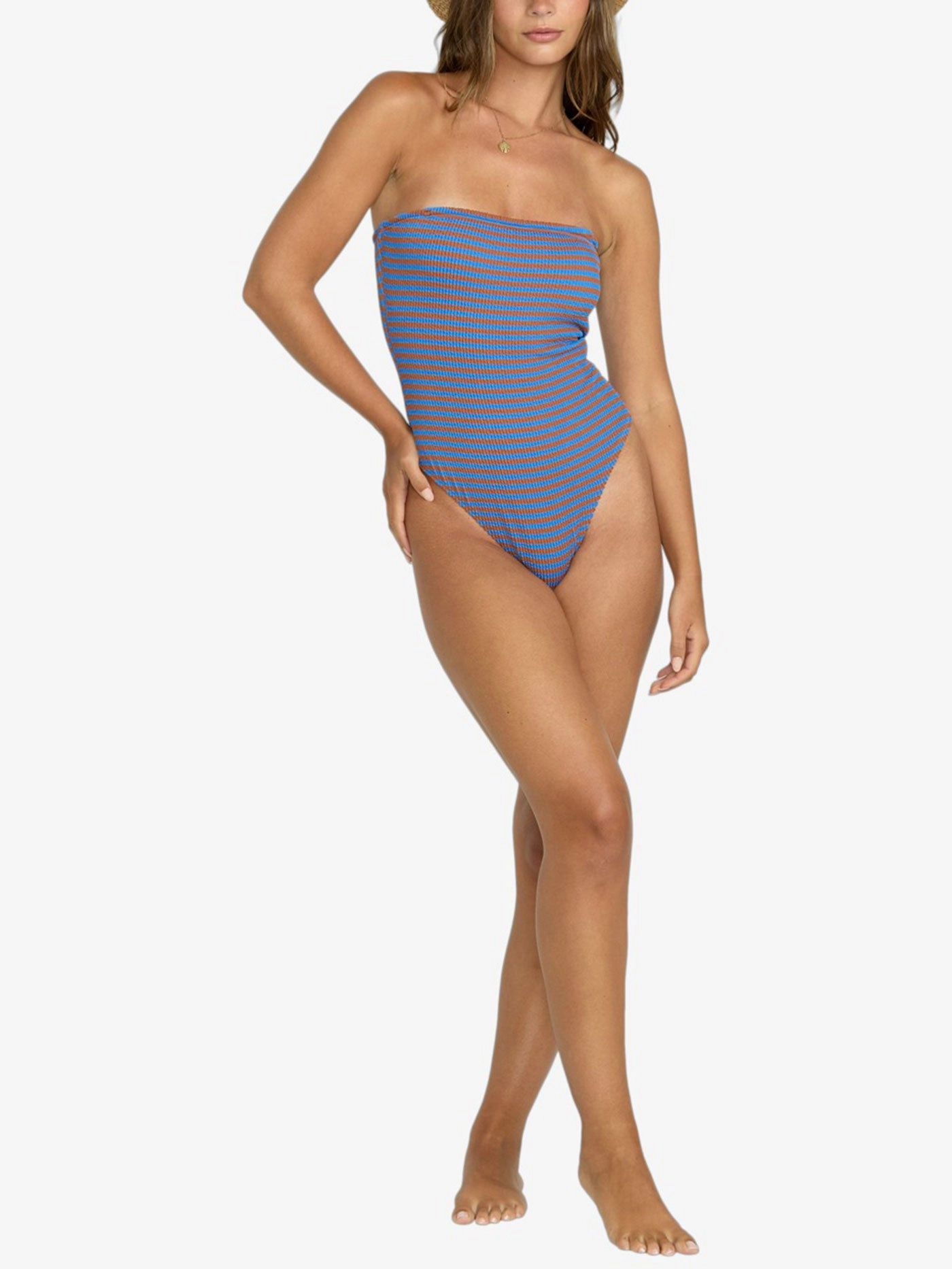 Summer Hi Stripe Tully Hi One Piece Swimsuit