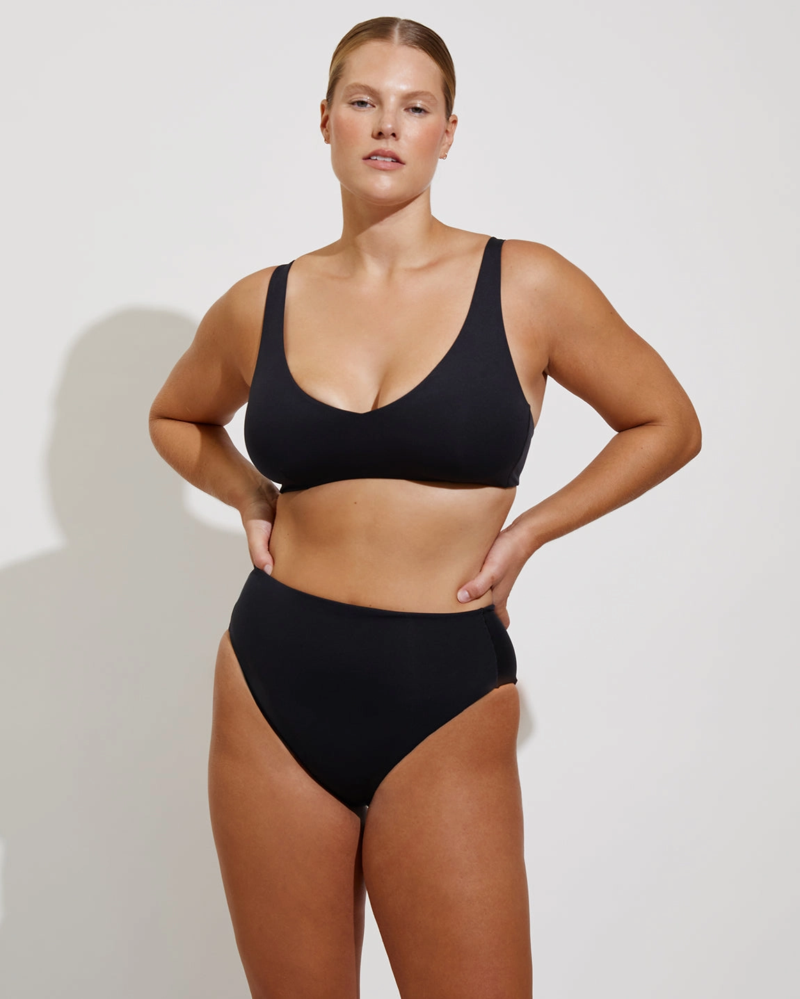 Sunday Top D  - Jet sleek design swimwear for women, minimalist swim styles