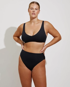 Sunday Top D  - Jet sleek design swimwear for women, minimalist swim styles