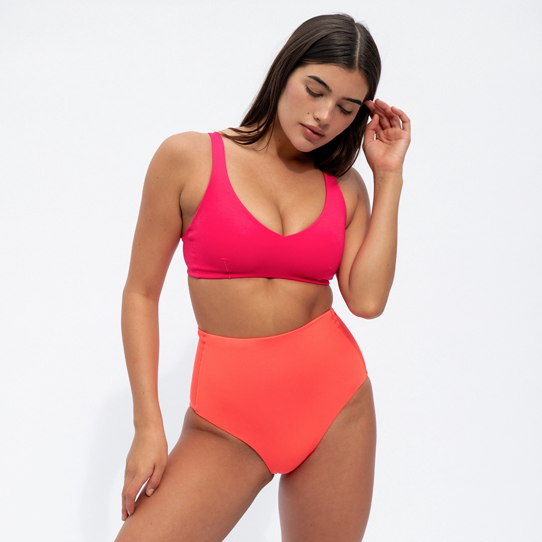 Sunday Top D  - La La Land sleek design swimwear for women, minimalist swim styles
