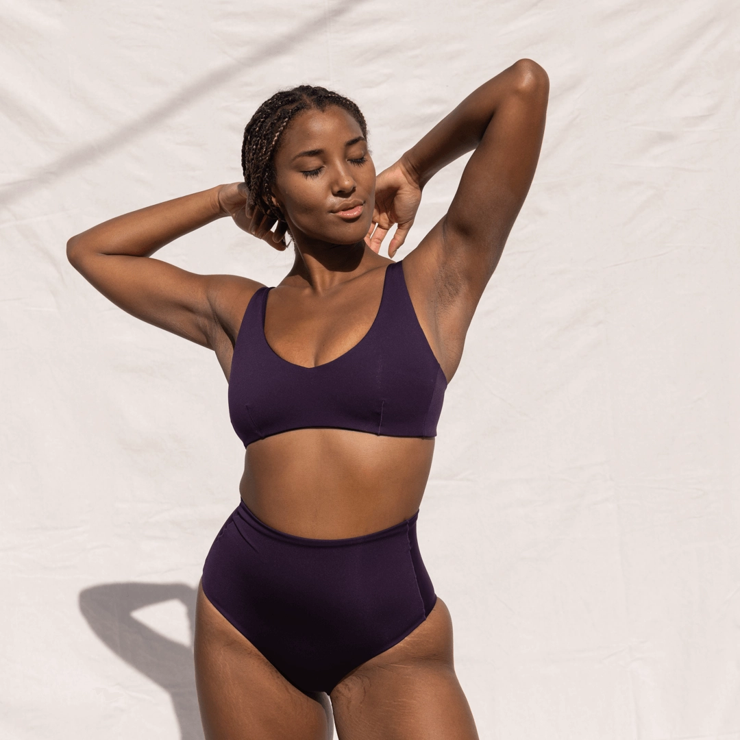 Sunday Top D  - Legend sleek design swimwear for women, minimalist swim styles