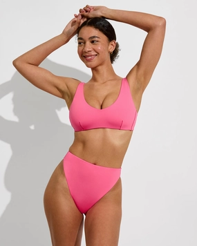 Sunday Top D  - Zinc sleek design swimwear for women, minimalist swim styles