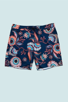 Sundays Airlite Boardies In Navy mens beach swimwear, quick dry mens swimsuits