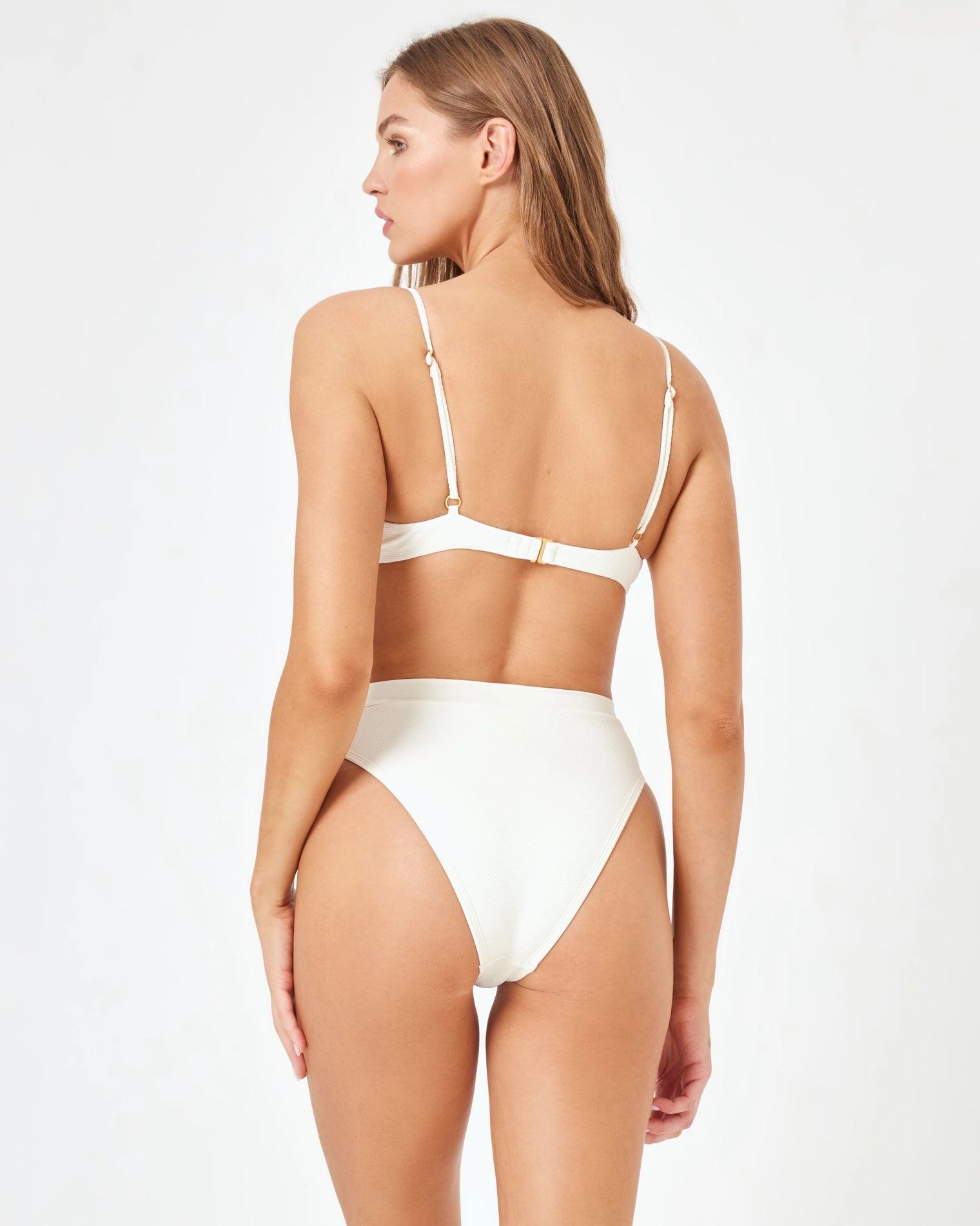 Sunrise Shell Bikini Top - Cream