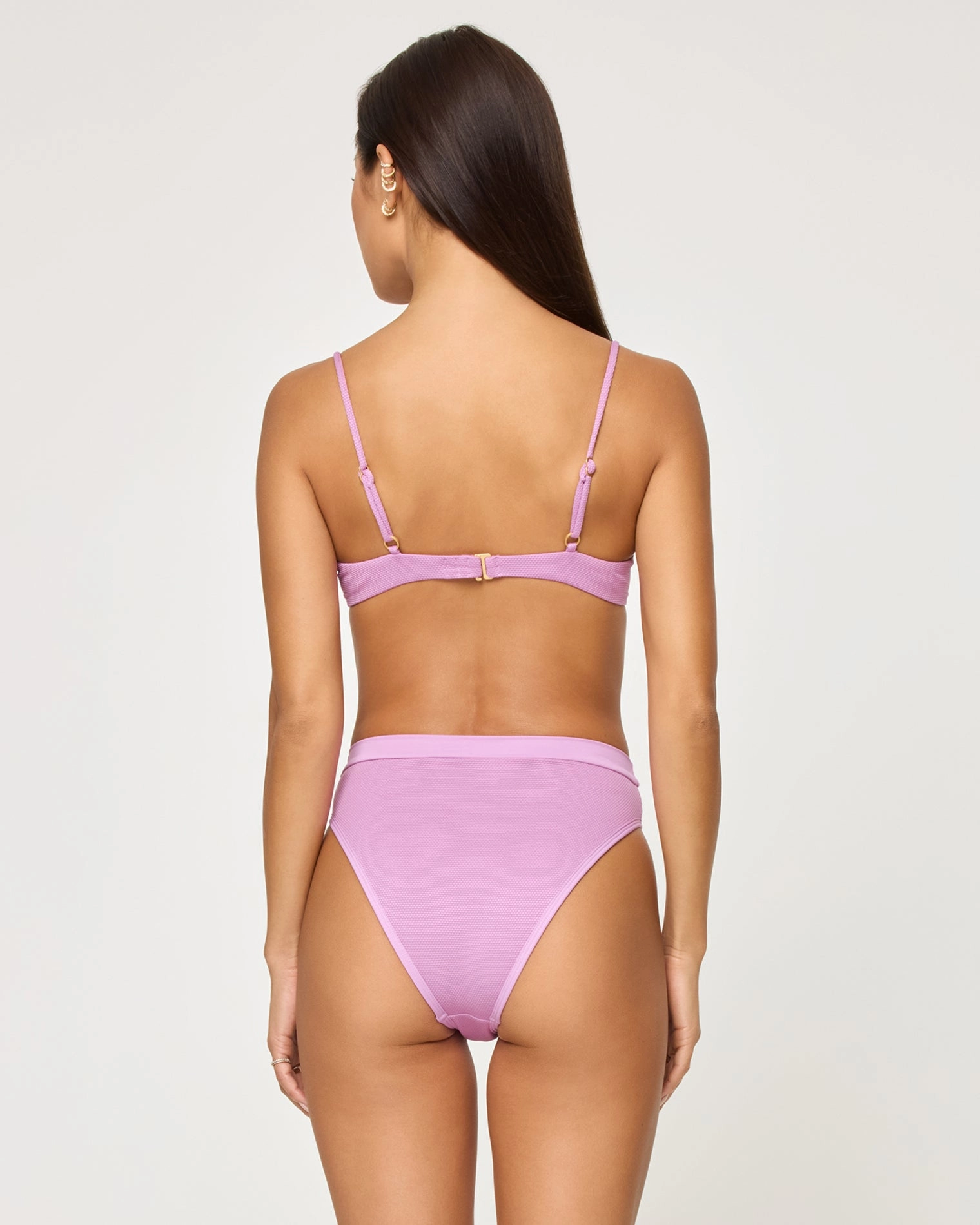 Sunrise Shell Bikini Top - Mauve