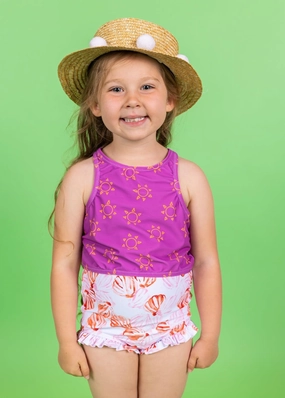 Suns | Mini Racer Back Top toddler girl swimwear, summer swimwear for girls