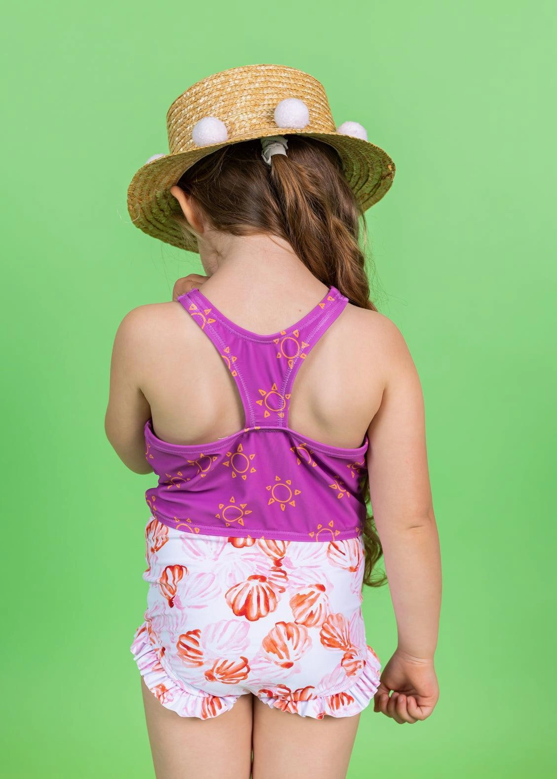 Suns | Mini Racer Back Top