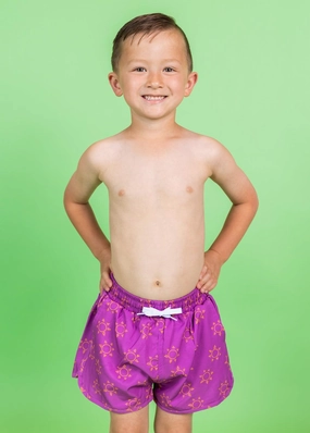 Suns | Mini Retro Shorties boys summer swimwear, boys rash guard swim sets