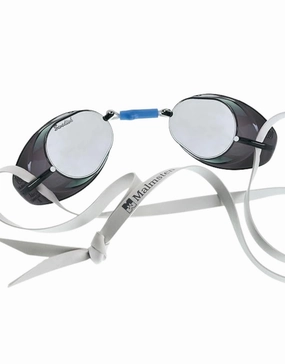 Swedish Competition Swim Goggles - Mirrored competition swim goggles, racing swim goggles