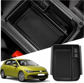 Shop the Savings Now For Vw Golf 8 Gti Mk8 Center Armrest Storage Tray 2020 