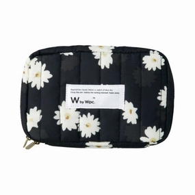 Padded Travel Bag Wpc Quilting Gadget Pouch Water Repellent