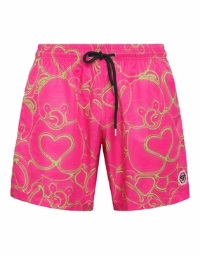 Swim-Trunks Teddy Bear mens beach swimwear, quick dry mens swimsuits