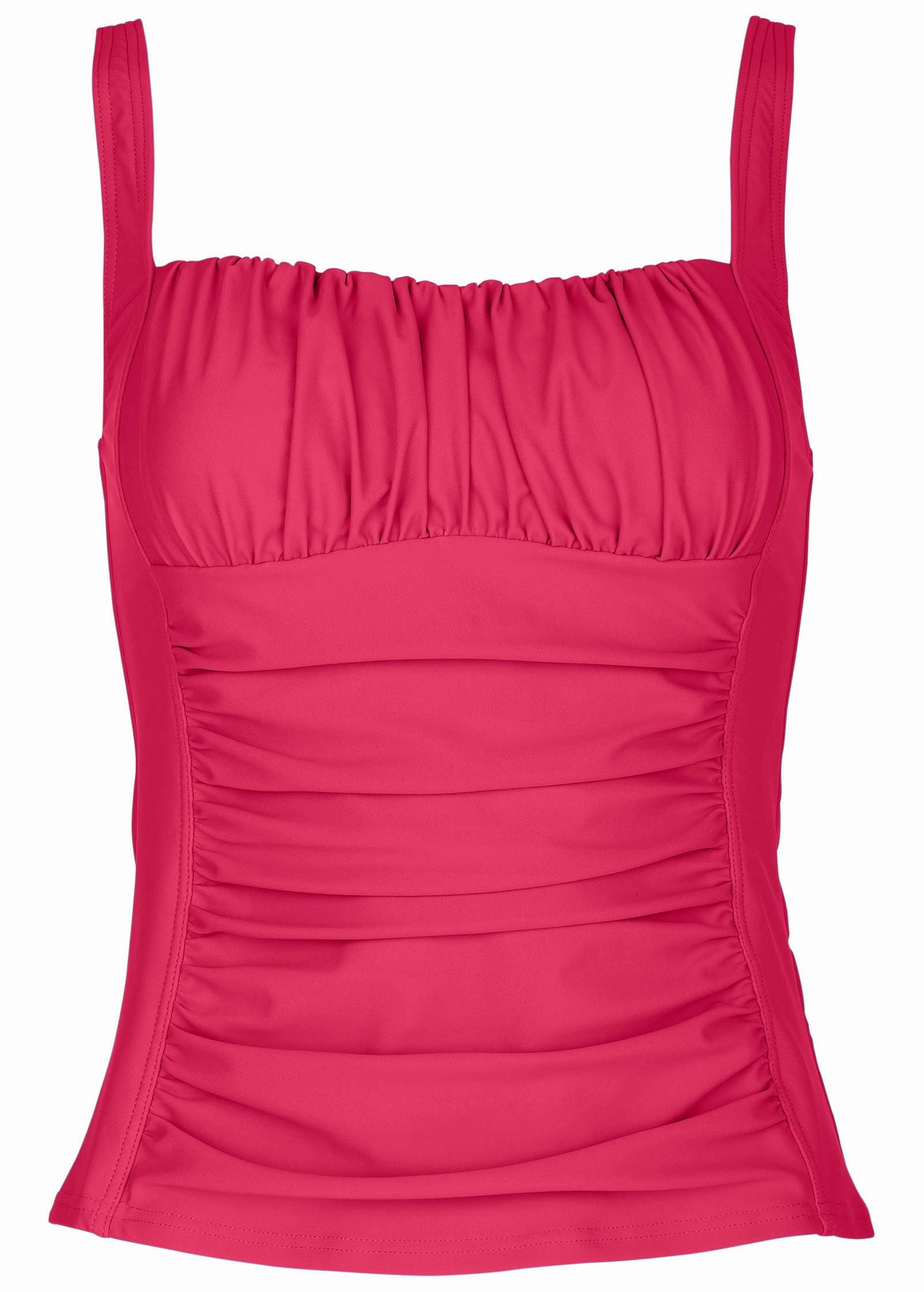 Sydney Ruched Tankini - Raspberry