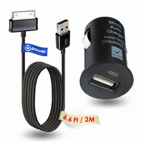 Sweet Deal Today Hot Savings Alert T-Power Ac Dc ( 6.6 Ft Cord ) 2A Car Charger For Samsung Galaxy Note 10.1 Tablet Exynos Pc Gt-N8013Eayxar Gt-N8013-Ea16Brb Gt-N8013-Zw16Brb Replacement Auto Boat Adpater   Usb Data Charge Cable