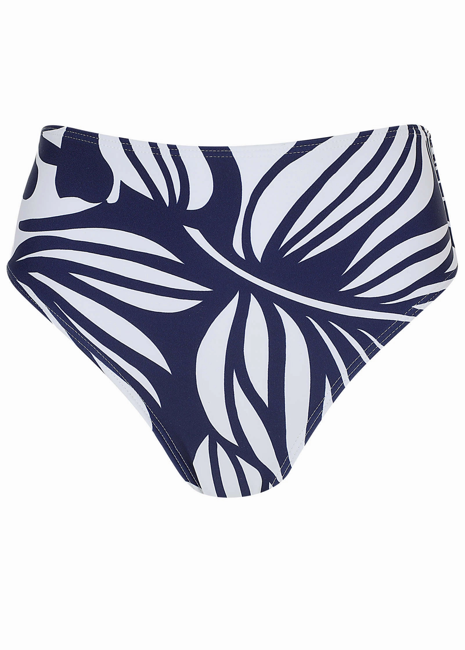Tahiti Midi Bottom - Contrast Bold Leaves