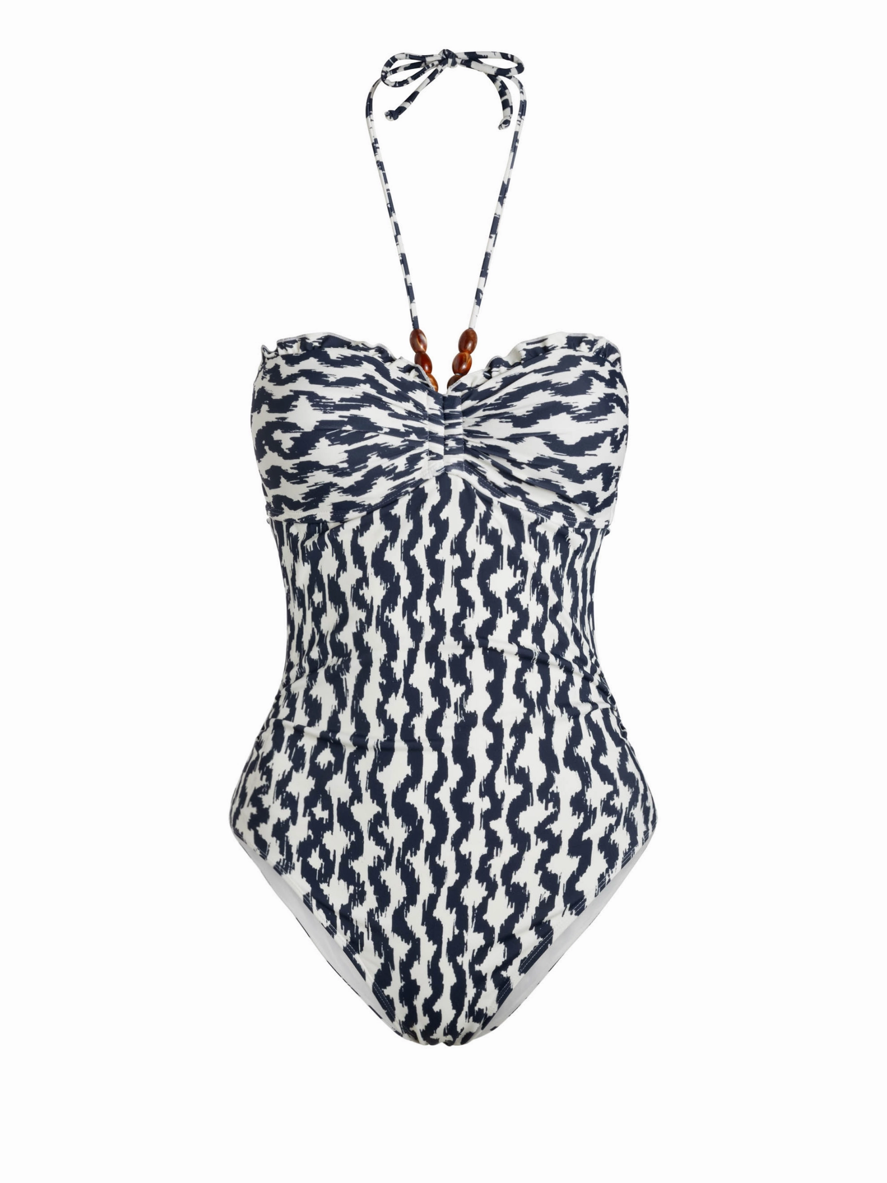 Talia One Piece In Elysia Waves fashionable beach swimwear, modern womens bikinis