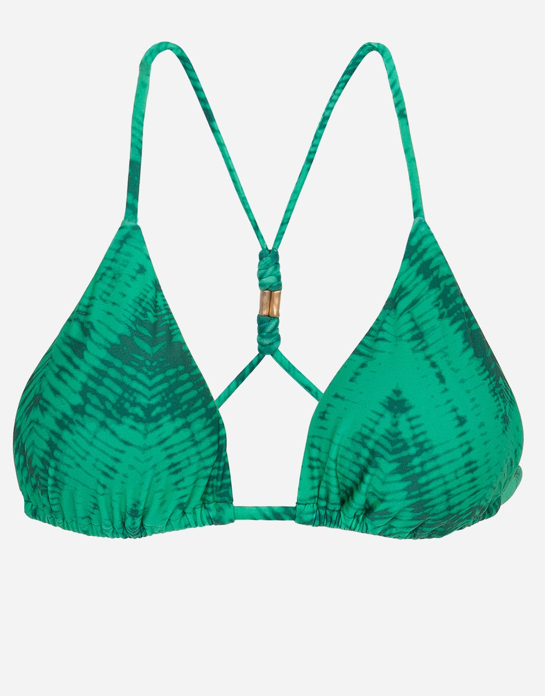 Tamale Jaque T-Back Tri Bikini Top - Green