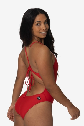 Taya One Piece Swimsuit - Red inclusive swimwear styles, all season swimwear options