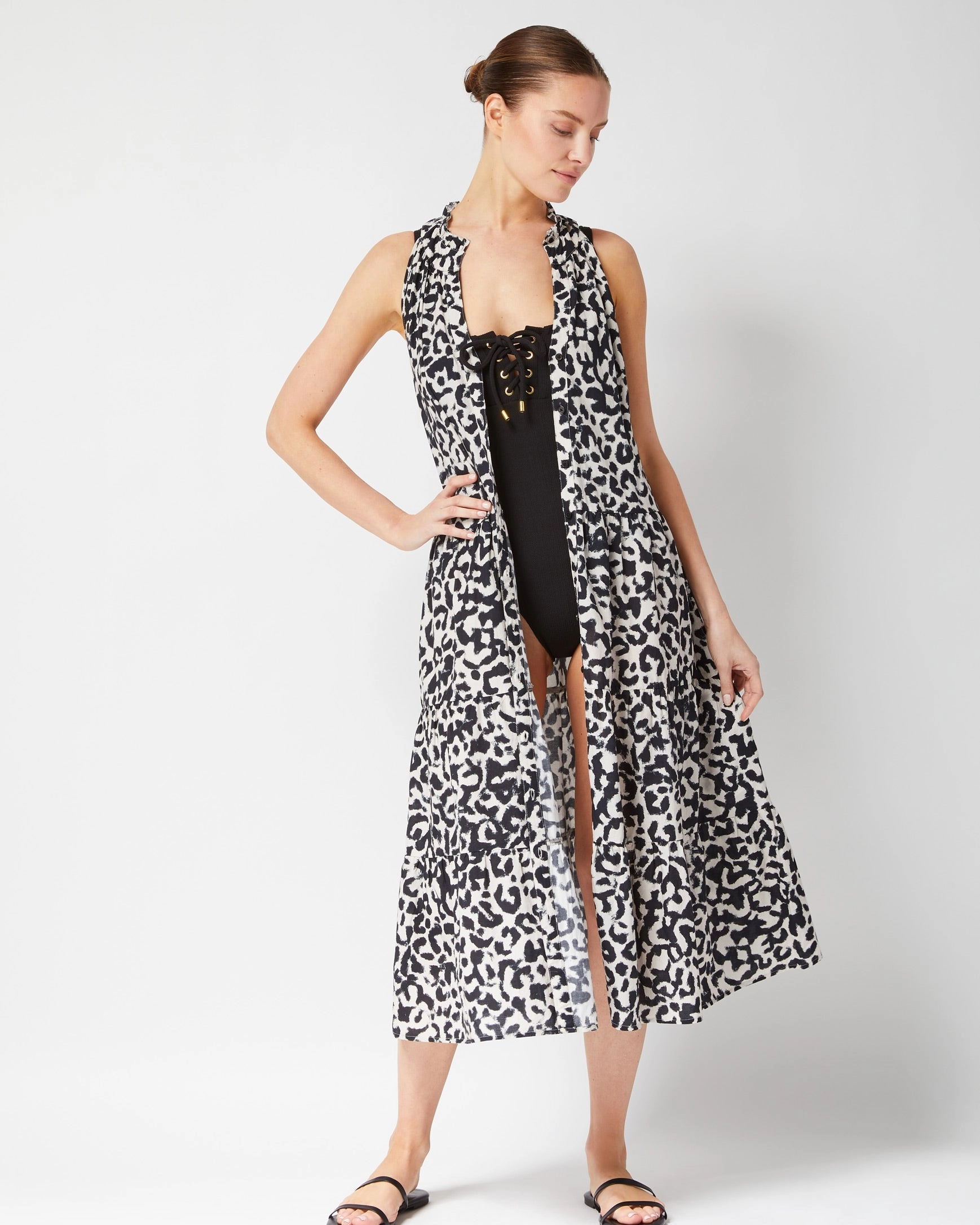 Taylor One Piece Black Texture