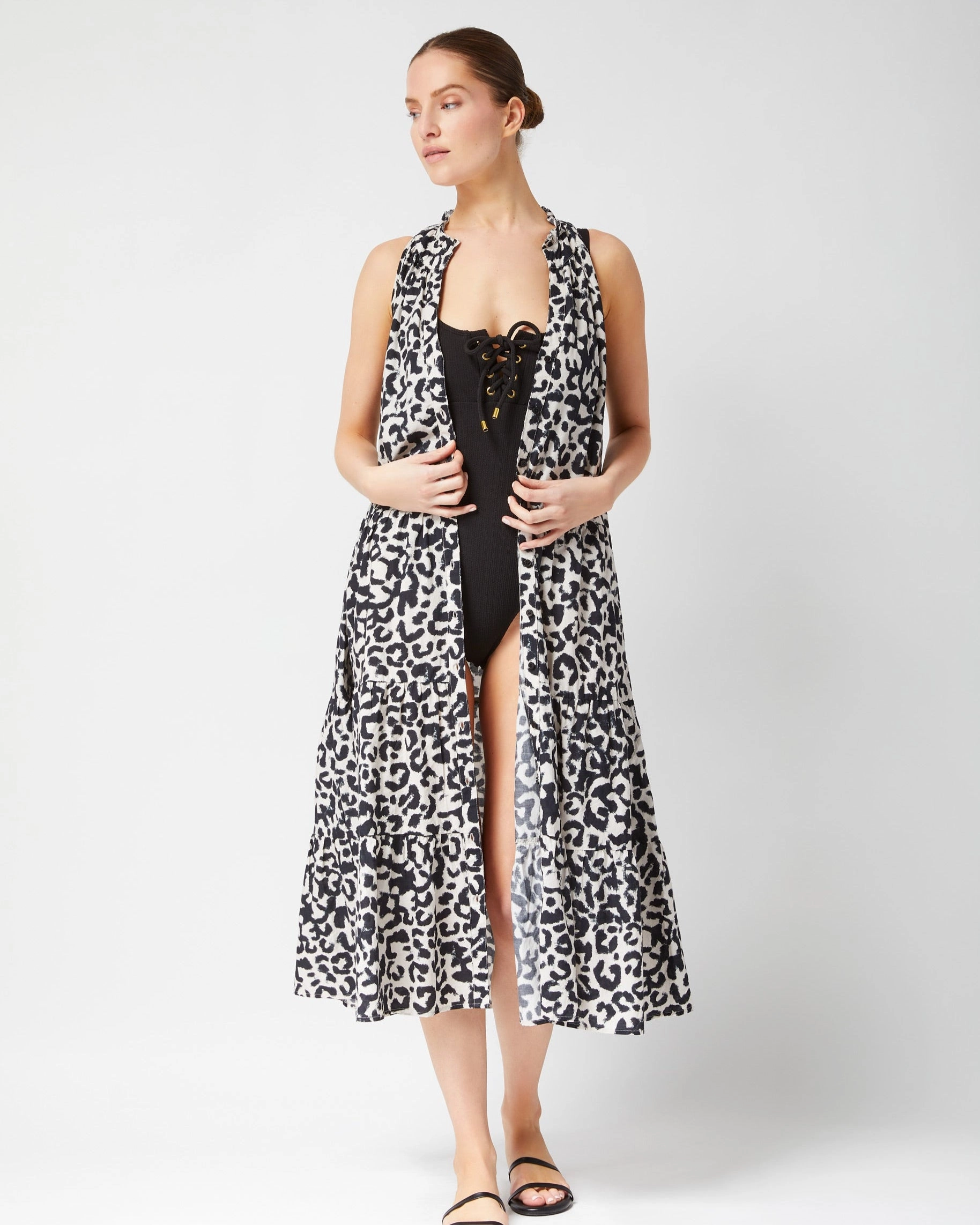 Taylor One Piece Black Texture