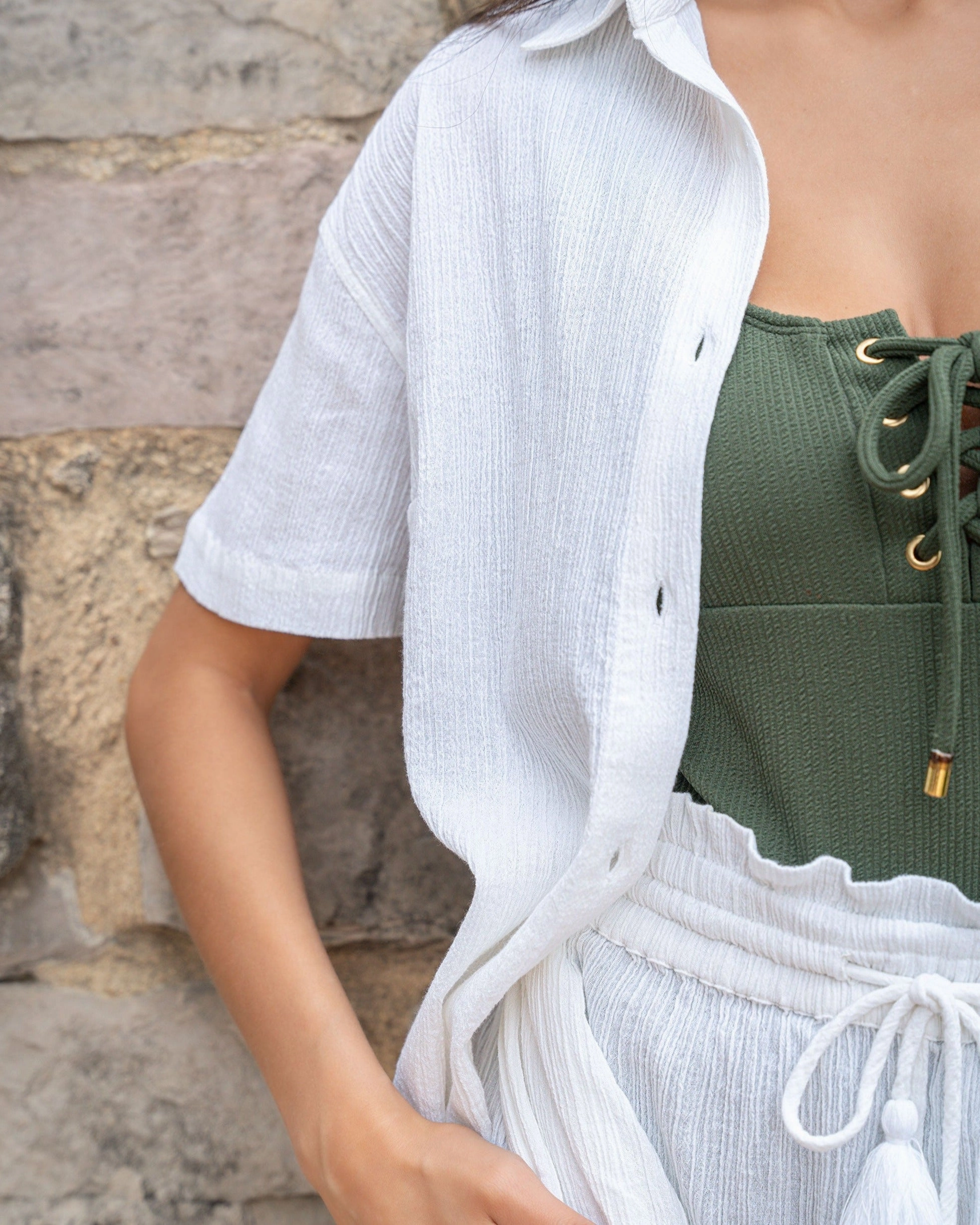 Taylor One Piece Olive Texture