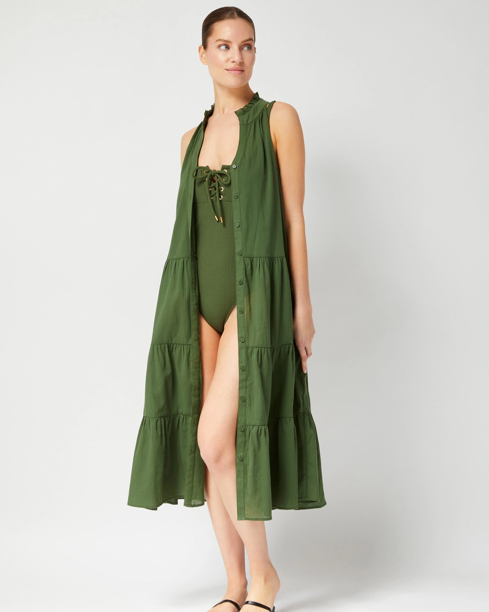 Taylor One Piece Olive Texture