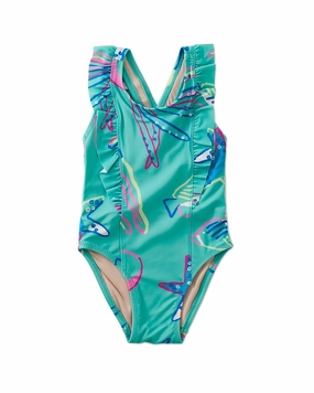 Tea Collection One-Piece Ruffle Swimsuit cute swimsuits for teen girls, modest teen swimwear