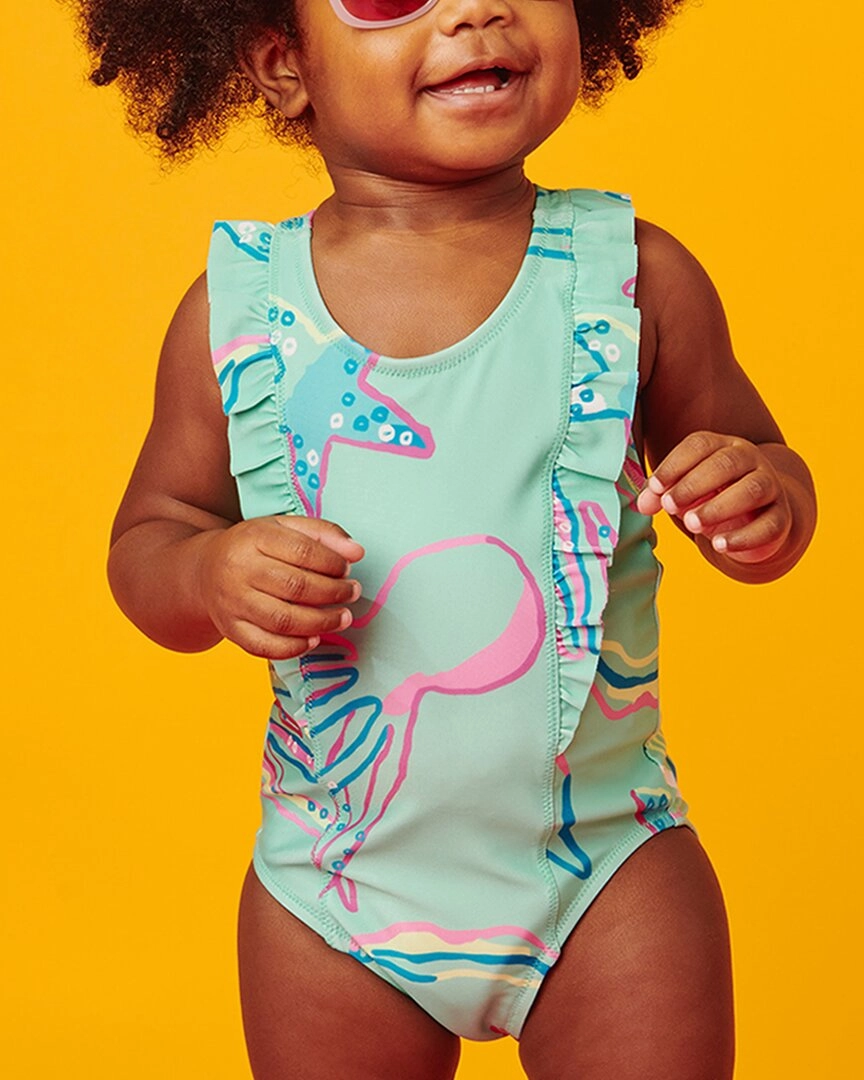 Tea Collection One-Piece Ruffle Swimsuit