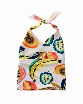 Tea Collection Tie-Tankini Top cute swimsuits for teen girls, modest teen swimwear