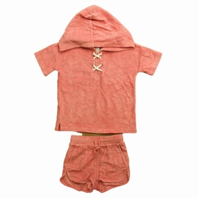 Tea Girls Pink Cover-up cute swimsuits for teen girls, modest teen swimwear