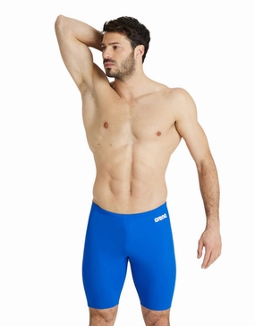 Team Solid Swim Jammer - Royal/White casual mens swimwear, affordable swimwear for men