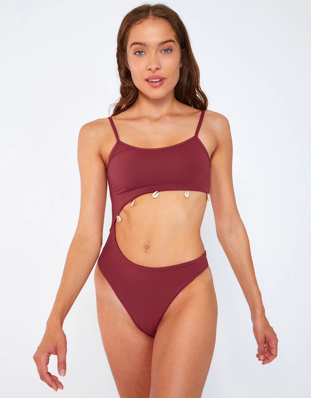Terrasun Fentana Swimsuit - Dark Rose pool-ready swimwear for women, trendy swimwear collection