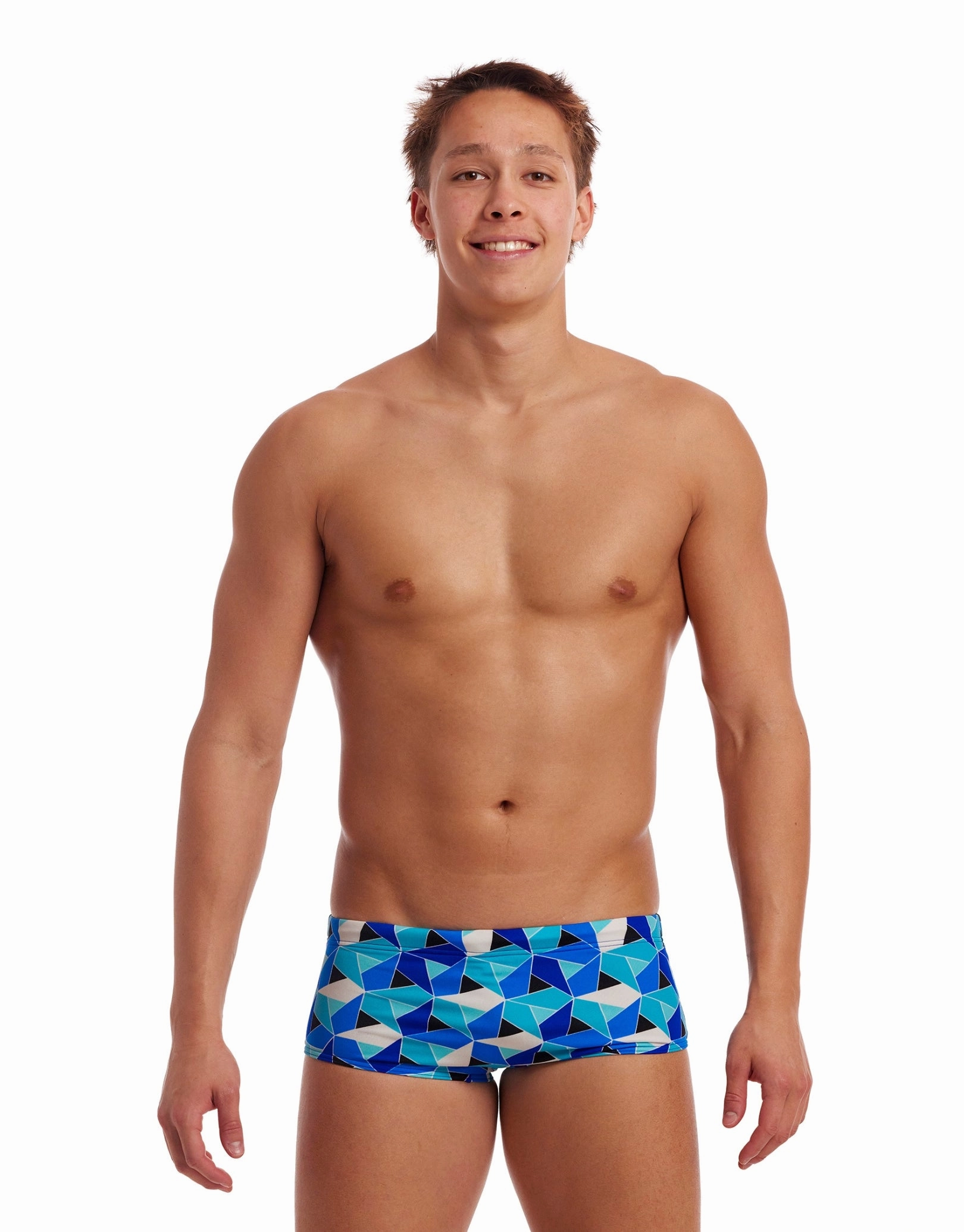 Tetra Tonic Sidewinder Swim Trunks - Blue casual mens swimwear, affordable swimwear for men