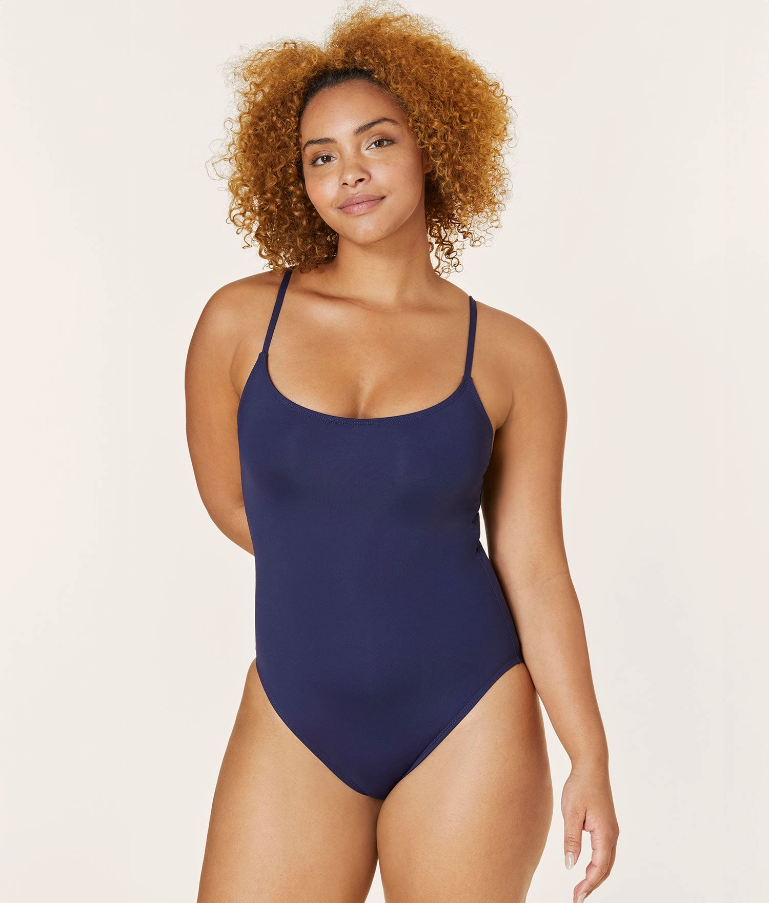 The Amalfi One Piece - Flat - Navy - Long Torso