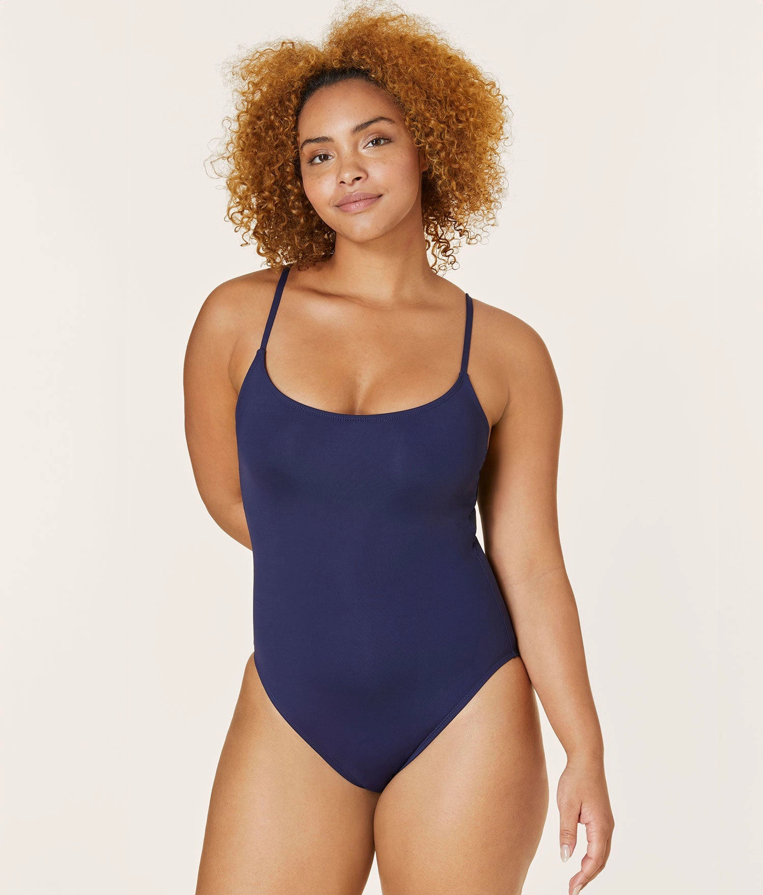 The Amalfi One Piece - Flat - Navy - Long Torso