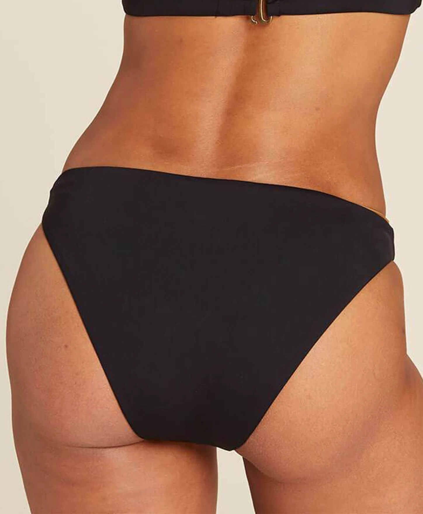 The Archive 90s Cheeky Bikini Bottom - Flat - Black