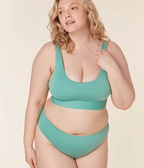 The Archive Ventura Bikini Top - Eco - Lagoon classic swimwear for women, everyday swimwear ladies