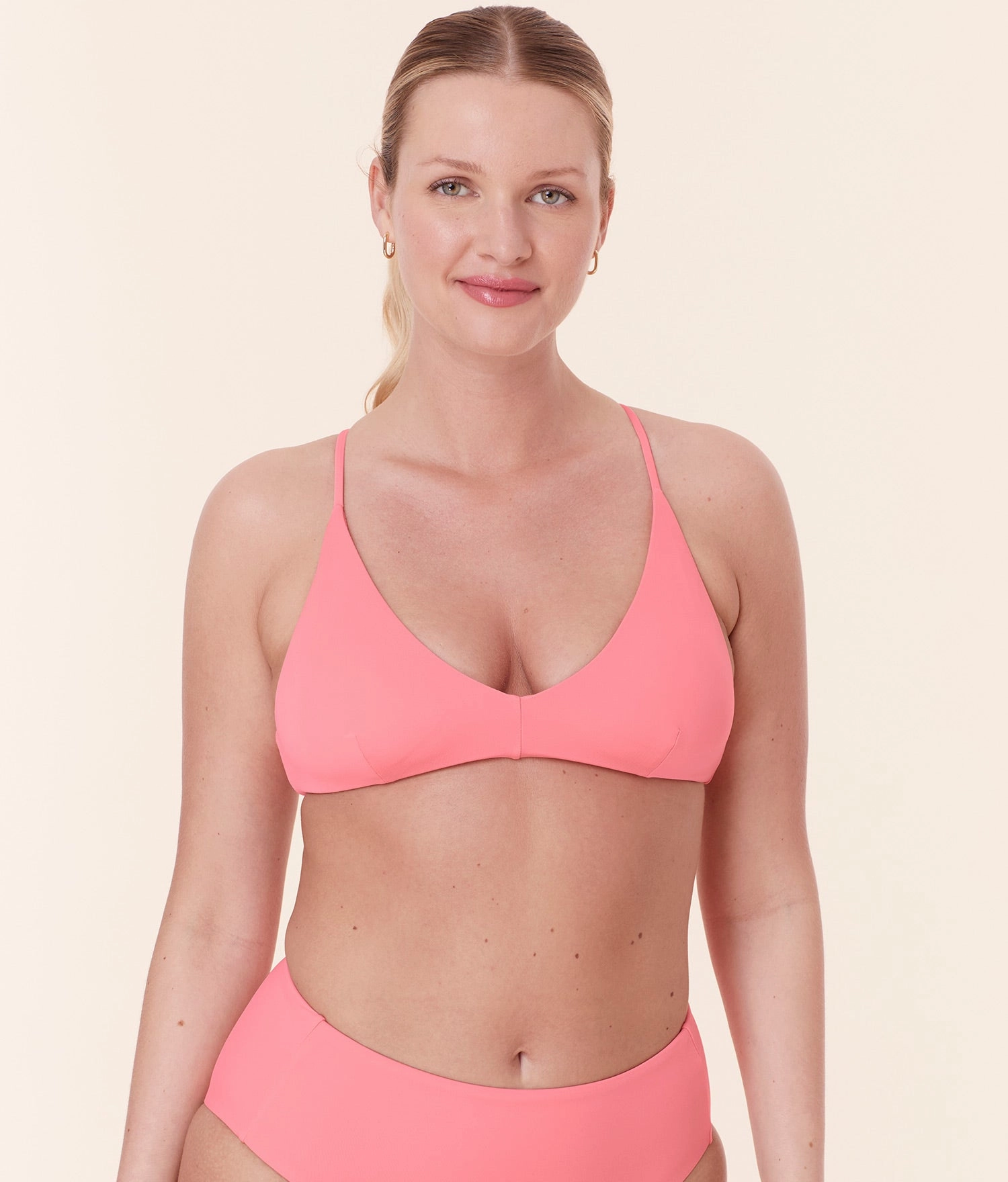 The Elwood Bikini Top - Eco Nylon - Petal classic swimwear for women, everyday swimwear ladies
