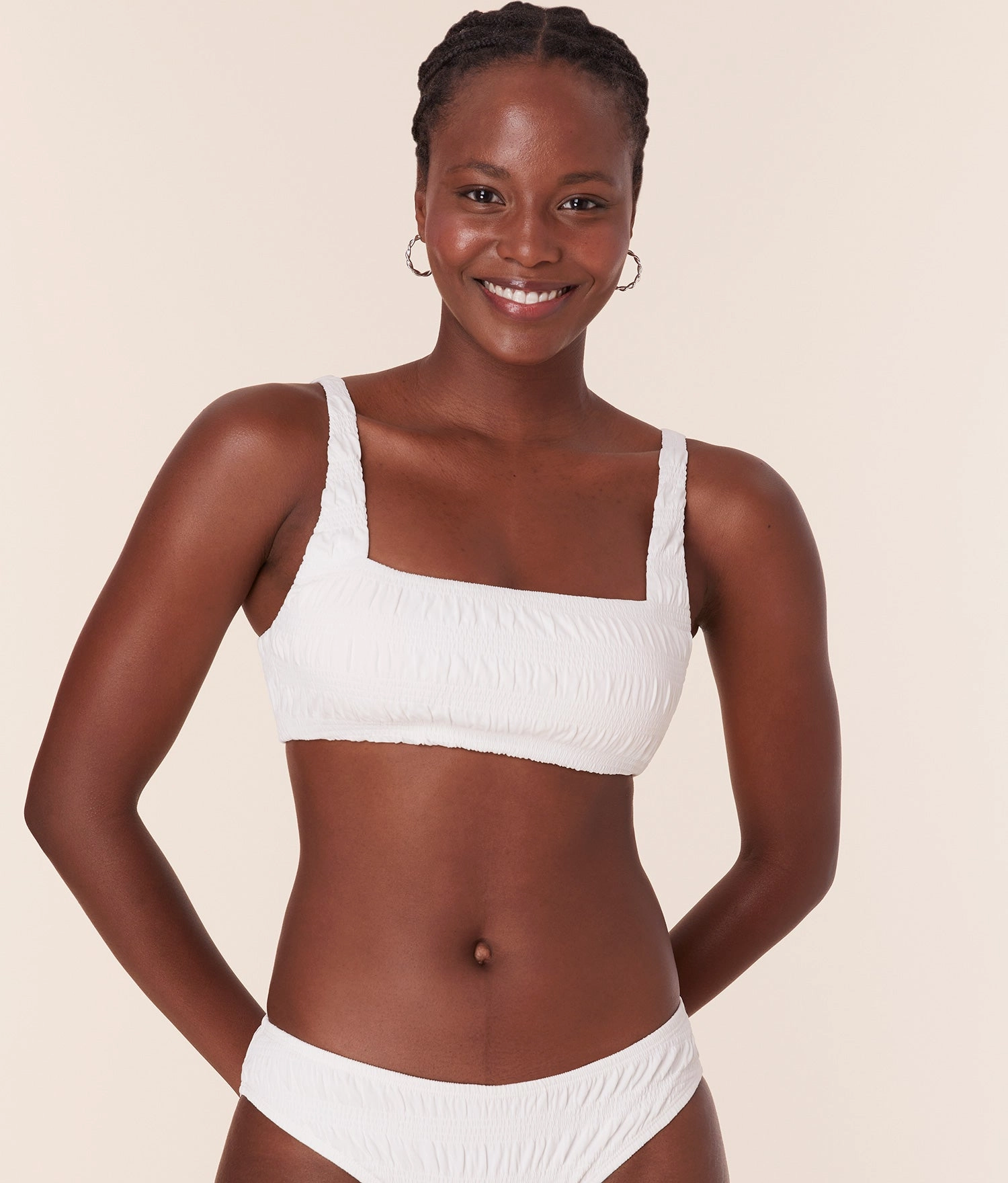 The Rye Bikini Top - Smocked - Sugar