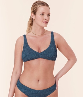 The Sicily Bikini Top - Popcorn Floral - Stargazer classic swimwear for women, everyday swimwear ladies