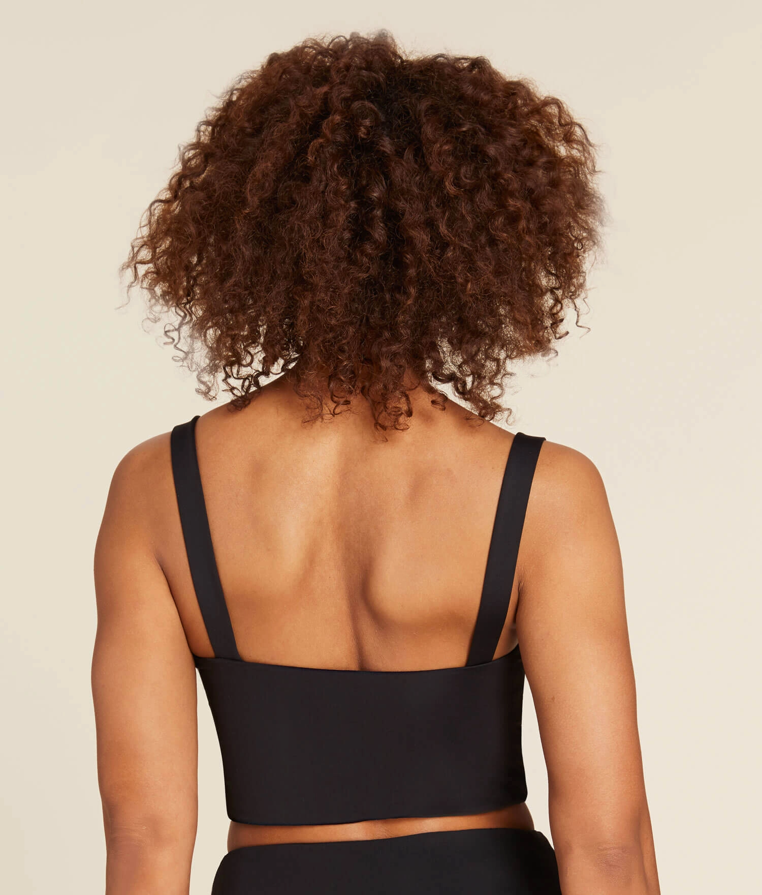 The Snap Bikini Top - Flat - Black